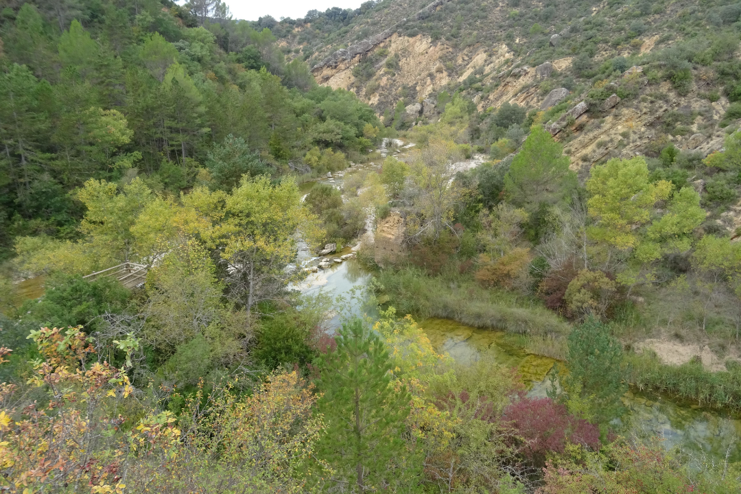 Vistas desde el Camino Natural de La Hoya de Huesca